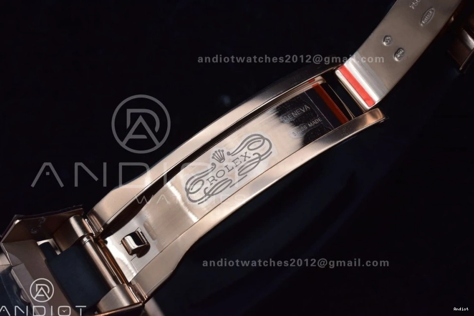 Rubber 116515 Edition Daytona Strap 1:1 RG on Oysterflex BTF Dial Best SA4130 0307